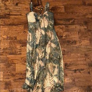Roz & Ali size 14 reptile print dress